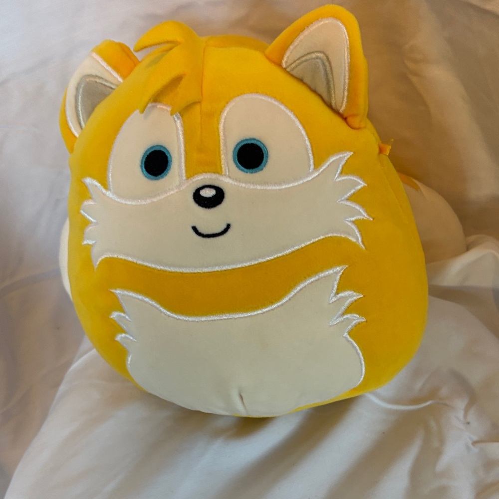 Squishmallows Yellow and White Fox Plush